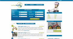 Desktop Screenshot of laufrad-test.de